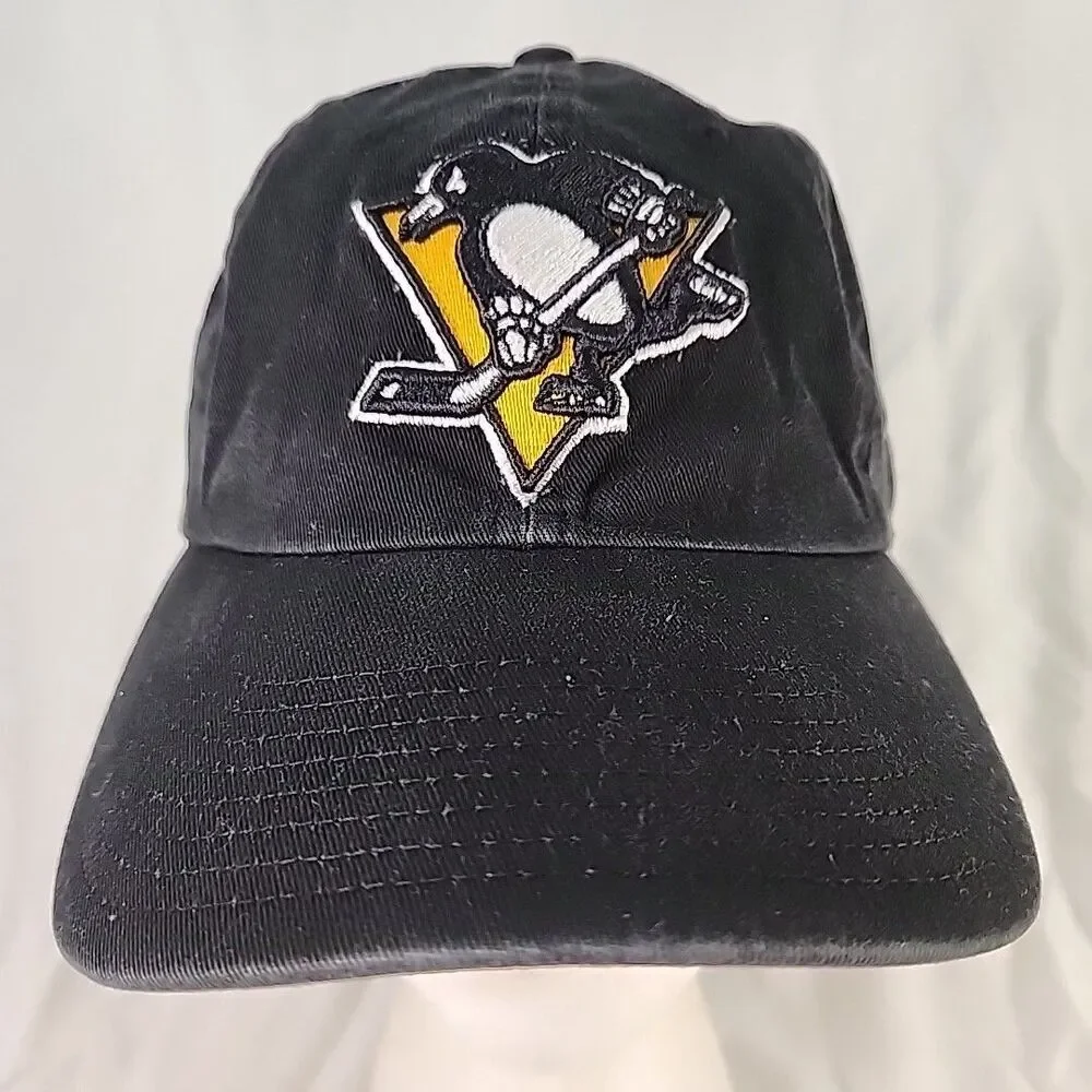 Cap Pittsburgh Penguins NHL Fanatics Youth Adjustable Strapback Black Vintage